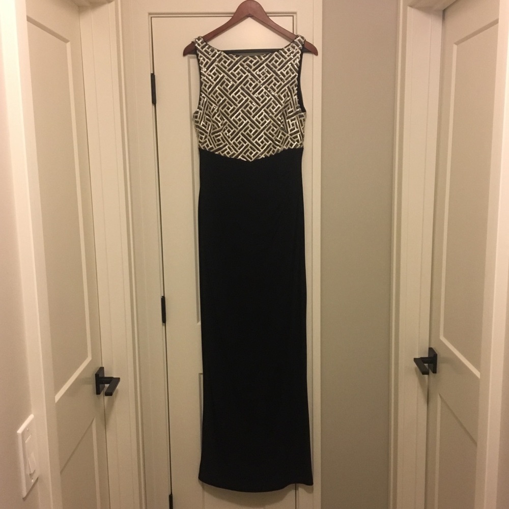 Ralph Lauren Black Sequin Dress